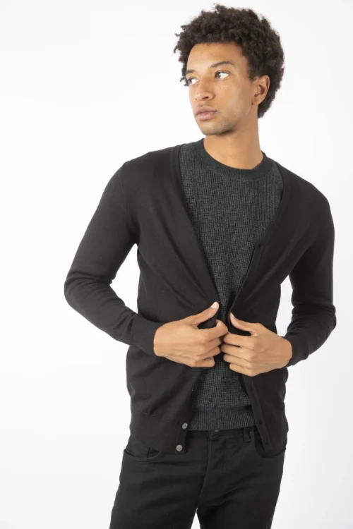 Cardigan in maglina