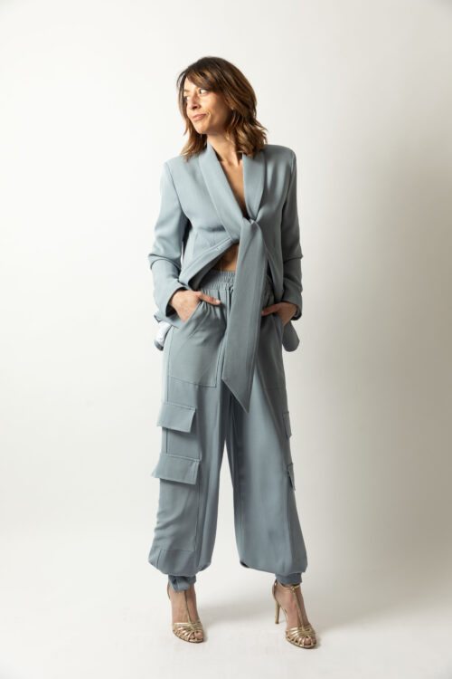 Giacca con revers sciallato