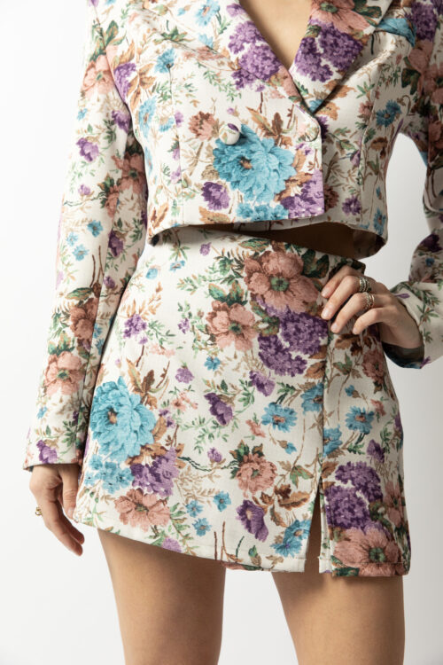 Gonna pantalone a fiori
